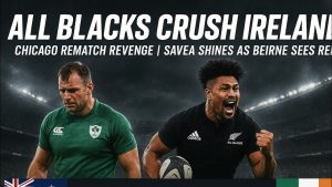 Les All Blacks écrasent l'Irlande lors du match retour à Chicago