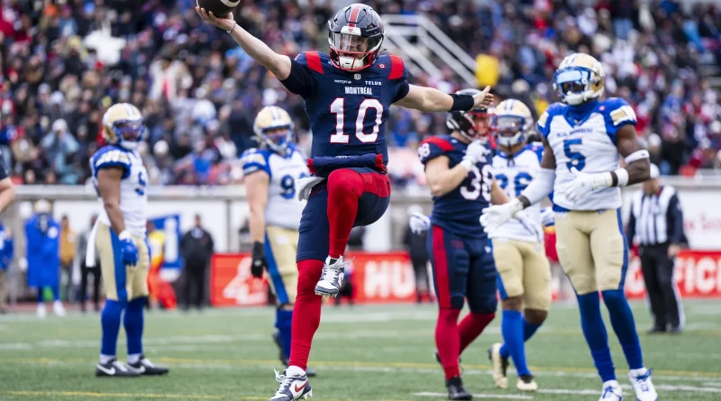 Les Alouettes battent les Blue Bombers et se qualifient pour la finale de l’Est