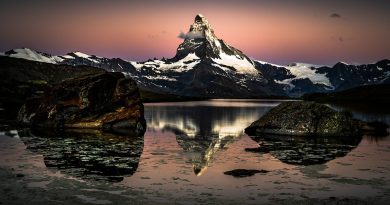 Switzerland, Alps, Matterhorn, lake, mountains, Swiss flag, Geneva
