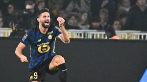 "Les cages se faisaient un peu plus petites ces derniers temps" : fin de la frustration pour Olivier Giroud, auteur d’un doublé rageur face au Paric FC