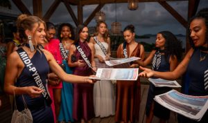 Les candidates à Miss France repartent avec leur France-Antilles
