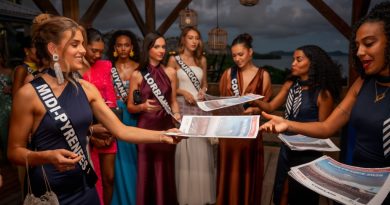 Les candidates à Miss France repartent avec leur France-Antilles