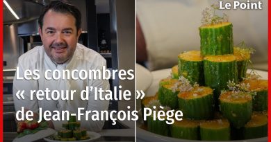 Les concombres italiens de Jean-François Piège