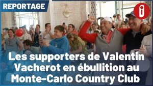 Les fans de Valentin Vacherot en feu au Monte Carlo Country Club