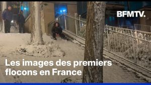Premiers flocons de neige tombés en France : découvrez les images
