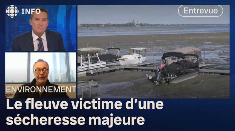 Les raisons de la baisse du fleuve Saint-Laurent expliquées