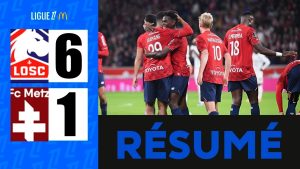 Lille écrase Metz 6-1 : Résumé du match de Ligue 1 2025-26