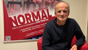 Lionel Abelanski pour la pièce "Normal "jouée jusqu'à dimanche au CADO - Théâtre d'Orléans - ICI