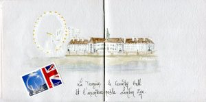 Londres : Carnets de voyage et œuvres de Chinou à découvrir