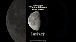 Lune Décroissante : 64% d'Illumination