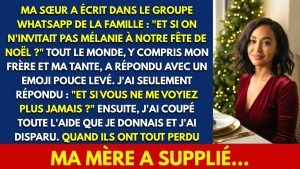 Ma sœur propose d'exclure Mélanie de notre fête familiale
