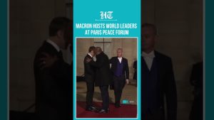 Macron accueille des leaders mondiaux au Forum de la Paix