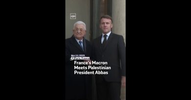 Macron rencontre le président palestinien Abbas