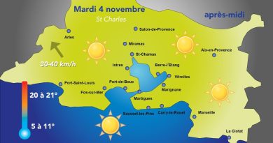 Mardi 4 novembre : une journée ensoleillée et sereine