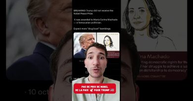 María Corina Machado remporte le Nobel de la Paix, Trump écarté