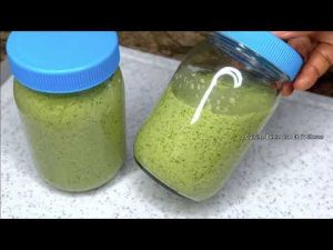 Marinade verte simple avec quelques ingrédients seulement