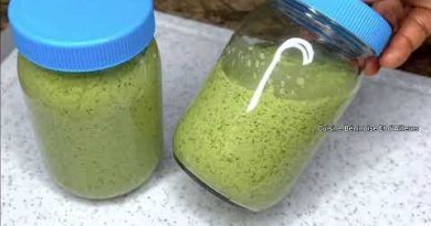 Marinade verte simple avec quelques ingrédients seulement