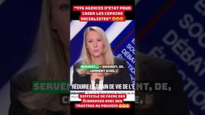 Marion Maréchal critique les agences publiques et leurs liens