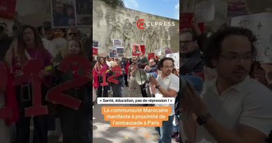 Maroc : GenZ 212 manifeste devant l'ambassade à Paris