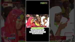 Maroua : Cavaye Yeguie Djibril interrompu lors d'un meeting