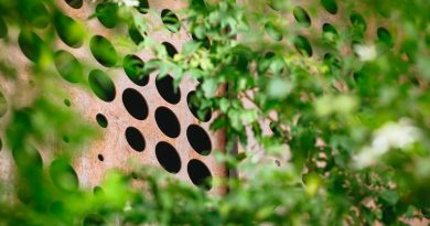 Matériau noble, durable, mais un peu cher : l’acier corten, le bon choix pour un jardin contemporain - ici