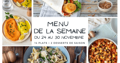 Menu de la semaine : recettes familiales réconfortantes pour novembre