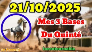 Mes 3 bases essentielles PMU pour le 21 octobre à Clairefontaine