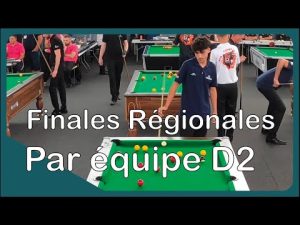 Mes matchs de billard en équipe aux Finales Régionales D2