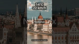 Météo à Budapest : Nuages et 14°C aujourd'hui