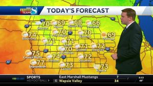 Météo de l'Iowa : Une ambiance automnale fraîche samedi