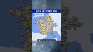 Météo du 20 au 22 octobre 2025 : Prévisions détaillées