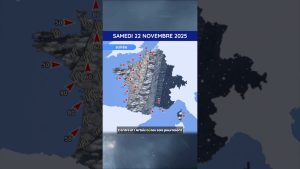 Météo du 22 au 24 novembre 2025 : Prévisions détaillées