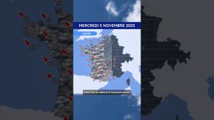 Météo du 5 au 7 novembre 2025 : Prévisions détaillées