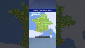 Météo du 7 au 9 octobre 2025 : Prévisions détaillées