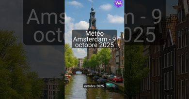 Météo du jour à Amsterdam : Ensoleillé, 16°C