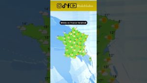 Météo en France : Prévisions pour ce Vendredi