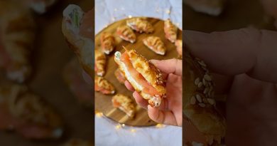 Mini croissants garnis : recette rapide et facile 🥐