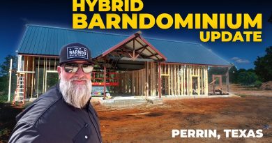 Mise à jour sur la construction d'un barndominium hybride à Perrin