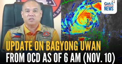 Mise à jour sur le typhon #UwanPH du Bureau de la Défense Civile