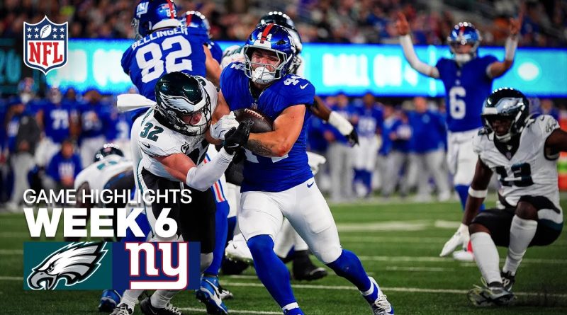 Moments forts : Eagles vs Giants - Semaine 6 NFL 2025