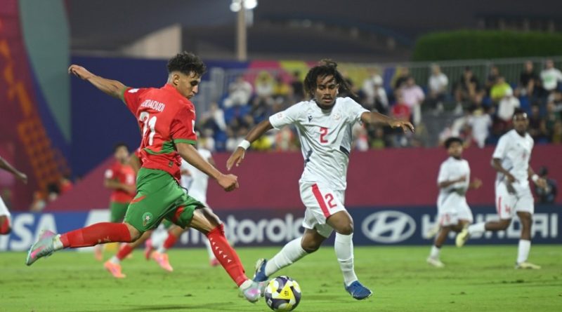 Mondial U17 : les Cagous éliminés après leur lourde défaite face au Maroc