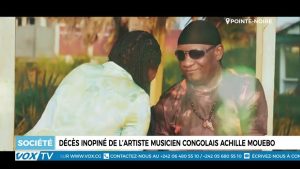 Mort soudaine de l'artiste congolais Achille Mouebo