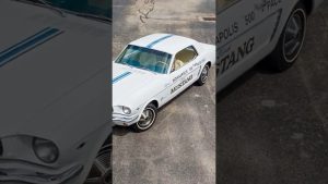 Mustang 1965 : Première Édition Spéciale en Pace Car