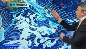 NZ : Temps plus chaud et venteux, retour de l'air polaire lundi