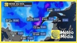 Neige au sol : un phénomène surprenant en 2025