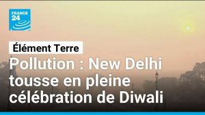 New Delhi étouffe sous la pollution lors de Diwali