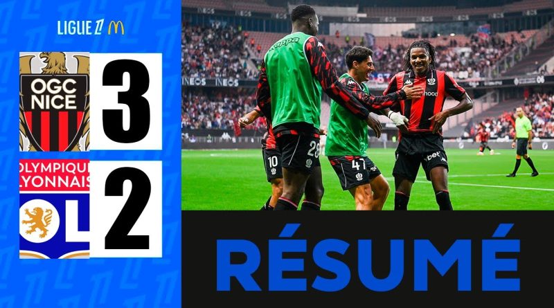 Nice bat Lyon 3-2 : Résumé de la Ligue 1 2025-26
