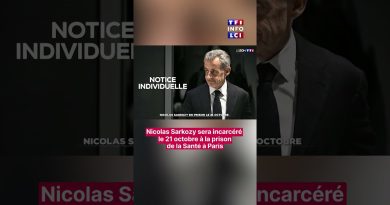 Nicolas Sarkozy incarcéré le 21 octobre à la prison de la Santé