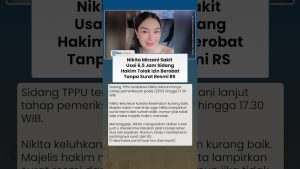 Nikita Mirzani en détresse après 6,5 heures de procès