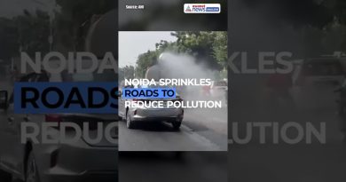 Noida : Arrosage des routes pour lutter contre la pollution